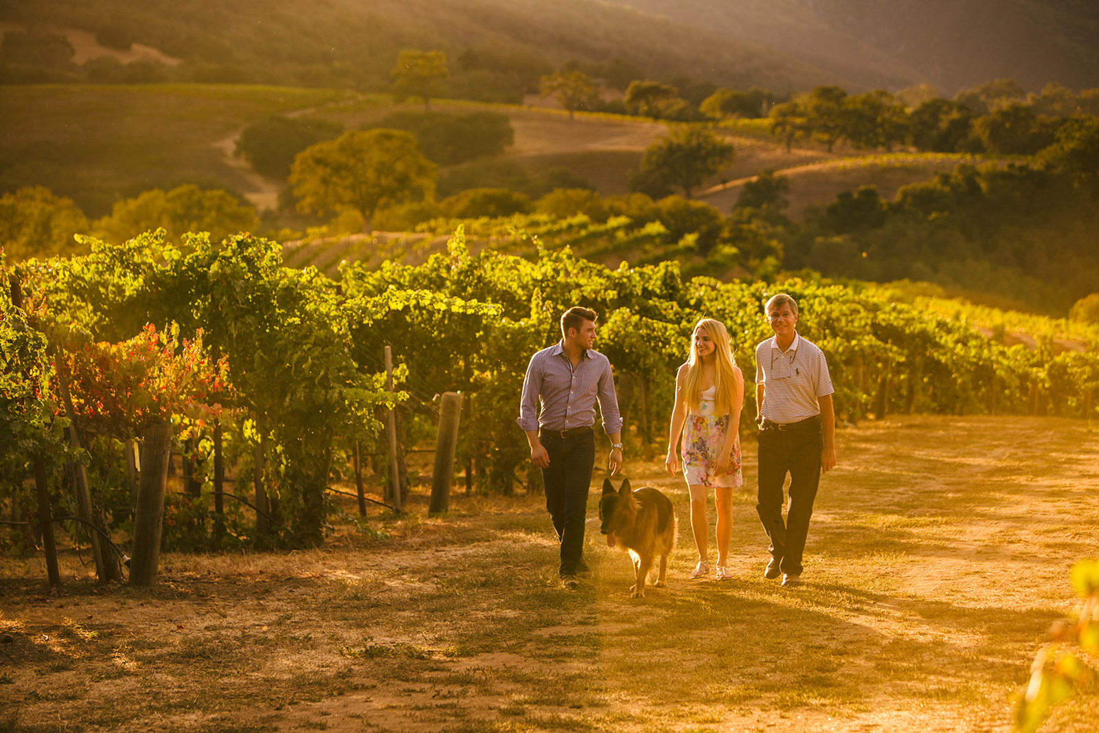 Joullian Vineyards team. Carmel Valley CA