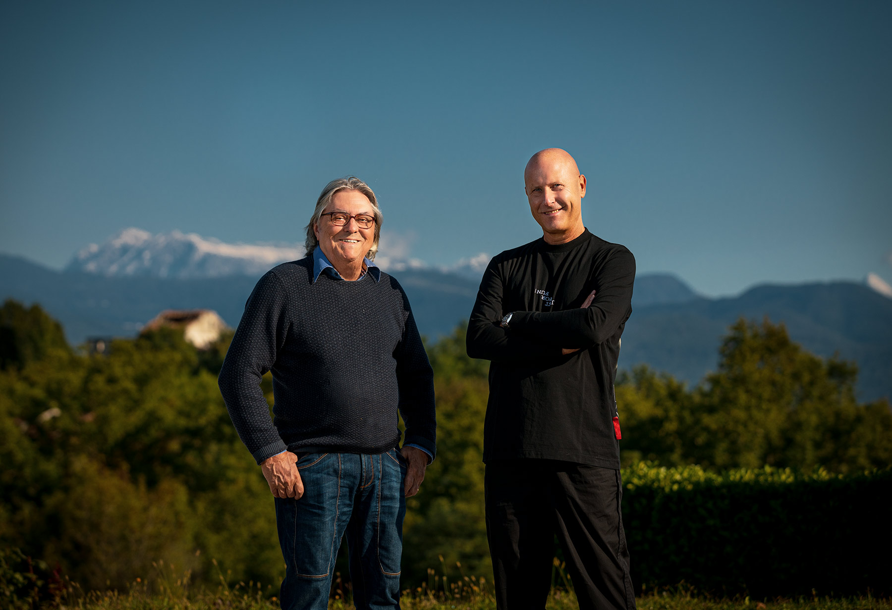 Roberto Scubla and Gianni Menotti. Winemakers