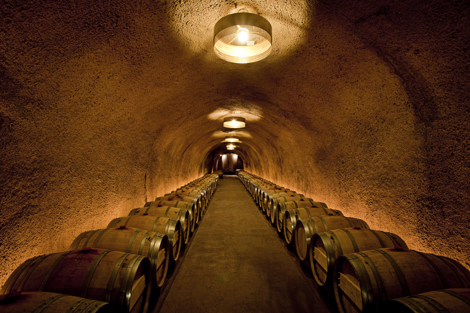 Merus Winery. Barrel Room