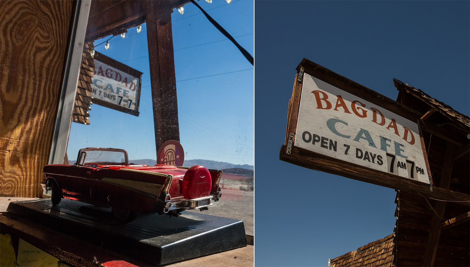 Bagdad Cafe on the Route 66