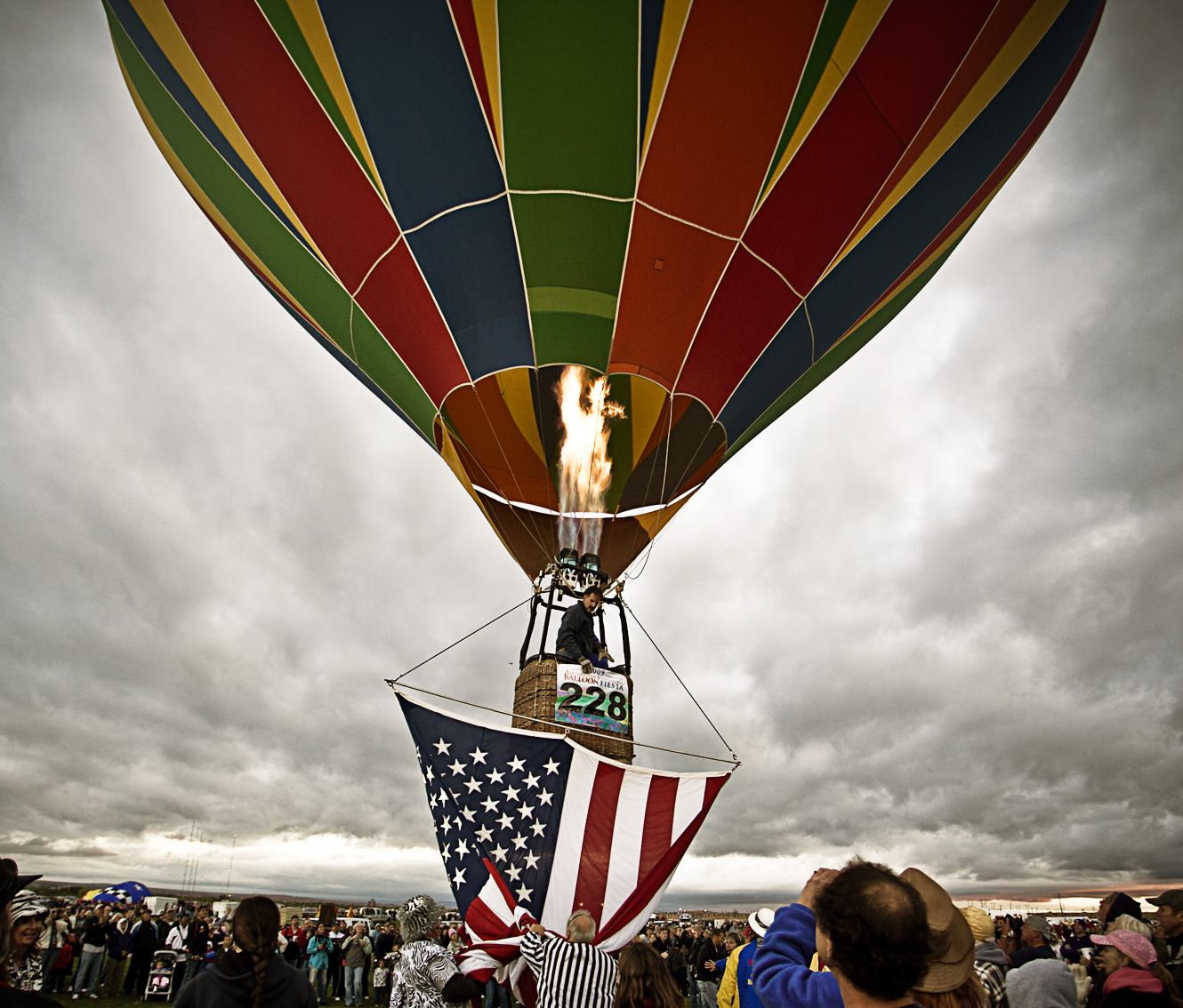 Balloon Fiesta, Early Morning. Albuquerque NM