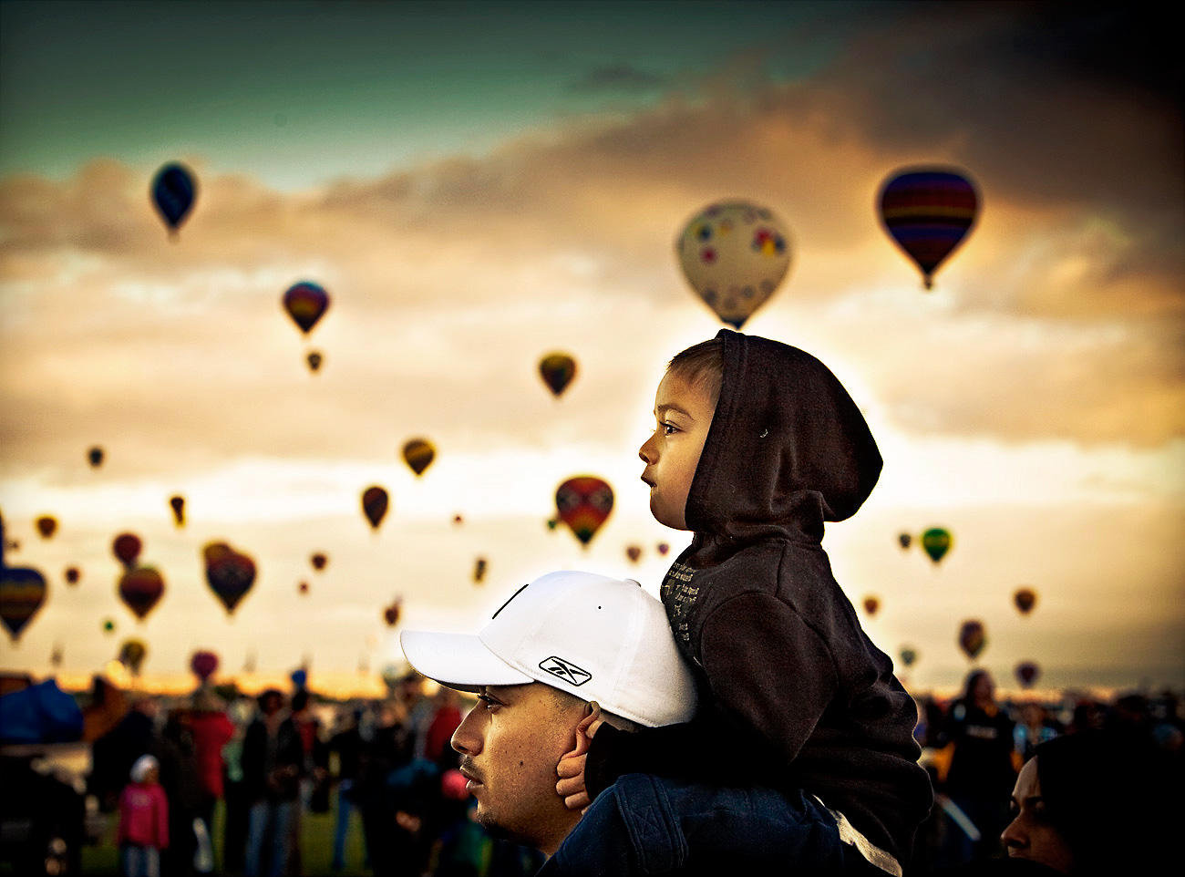Balloon Fiesta, Early Morning. Albuquerque NM