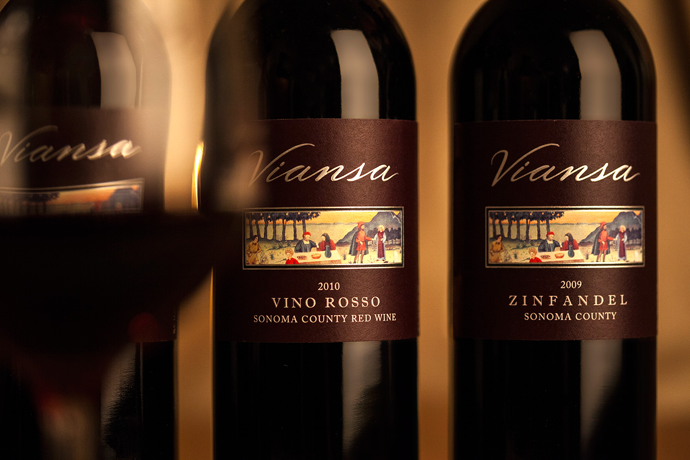 Viansa Holiday Bottle Shot